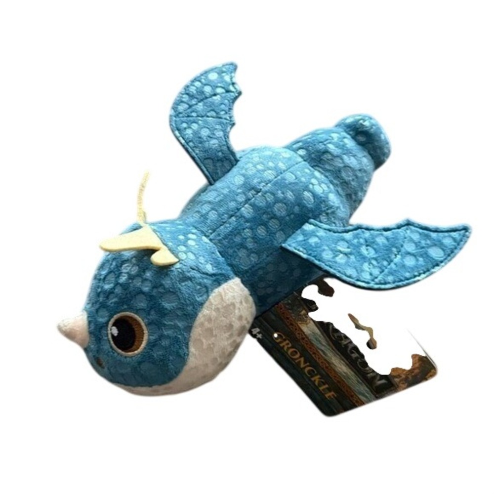 DreamWorks How to Train Your Dragon Gronckle Plush Blue Scale Stuffed Toy NWT